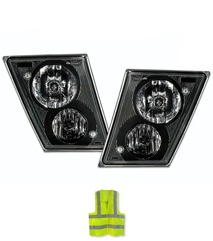 Fog Lights Black Set Volvo 2004-2017 VNM VN VNL VT