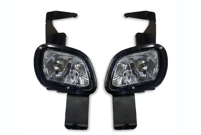 Fog Lights Lamps Assembly with Mounting Brackets Set 2008-2017 Freightliner Cascadia 125 113