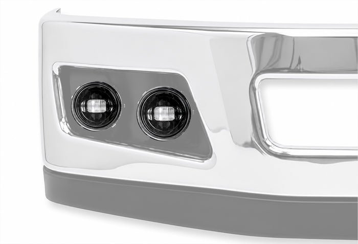 Fogs Light LED Lamp Black Housing 2 Pcs 2018-2024 Volvo VNL