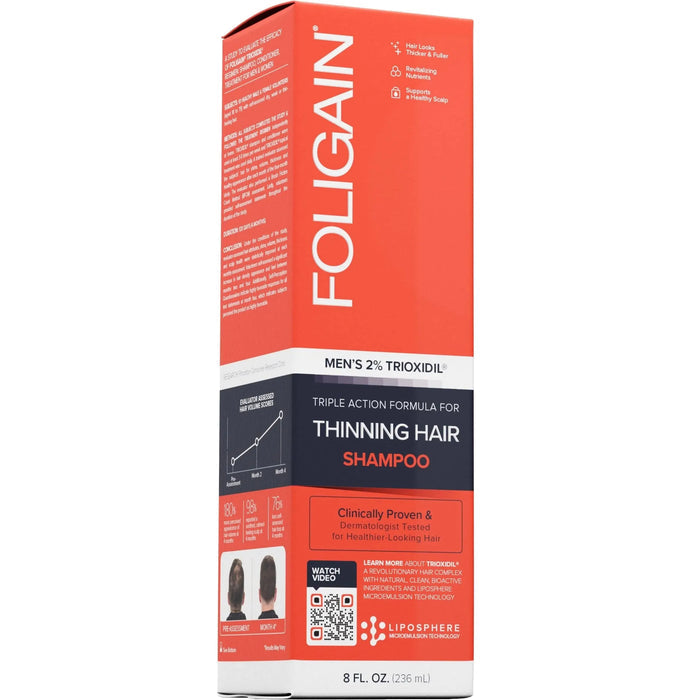 Foligain hair loss shampoo + conditioner men (236 ml) - Hairgivers