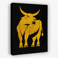 Force in Form - Bull Canvas Wall Art