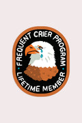 Frequent Crier Vinyl Sticker