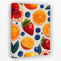 Fresh Fruits - Digital Canvas Wall Art
