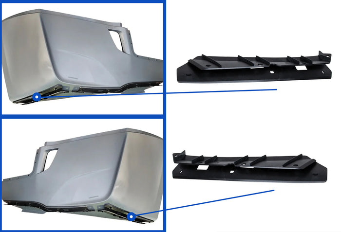 Front Bumper Mounting Brackets Set 2018+ Freightliner Cascadia 126 116