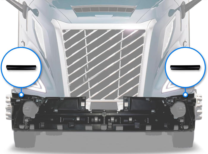 Front Bumper Seals Short Set 2025 2026 Volvo VNL