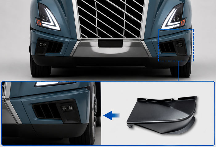 Front Bumper Side Deflector Driver 2025+ Volvo VNL New