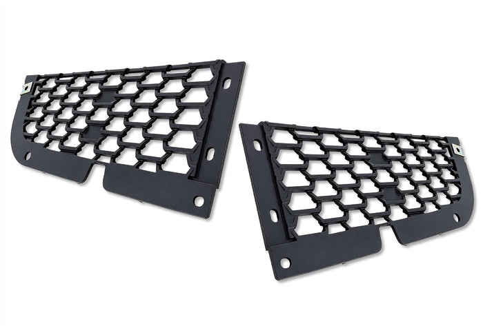 Front Bumper Upper Trim Mesh Grilles Set 2018-2024 Freightliner Cascadia