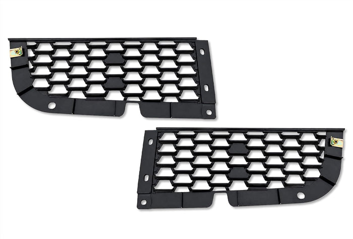 Front Bumper Upper Trim Mesh Grilles Set 2018-2024 Freightliner Cascadia
