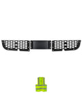 Front Bumper Upper Trim Mesh Grilles with Radar Cover Set 2018-2024 Freightliner Cascadia