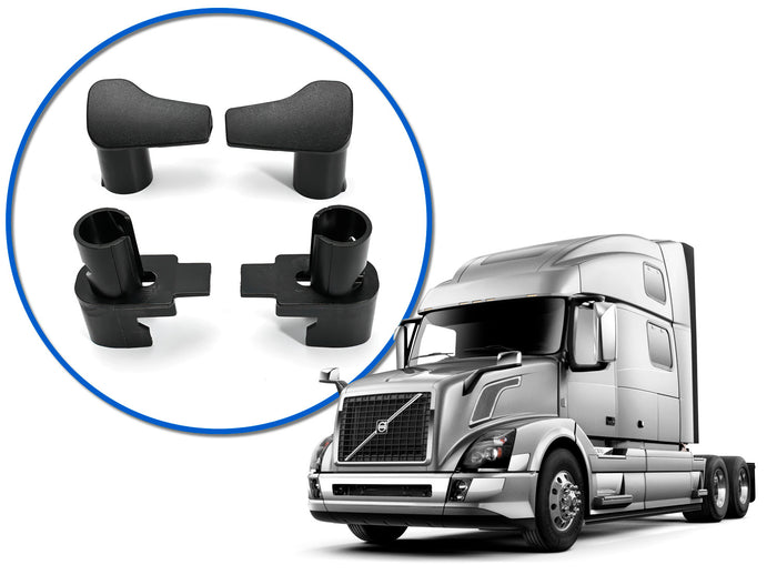 Front Chassis Fairing Handle Panel Brackets 4 Pcs Set 2004-2017 Volvo VNL