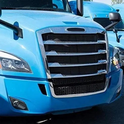 Chrome Front Grille Replacement with Steel Bug Screen for Freightliner Cascadia 2018+