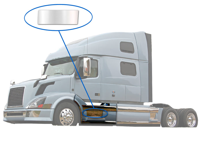 Front Panel Stripe Chrome Trim for Driver Side (8L) 2004-2017 Volvo VNL