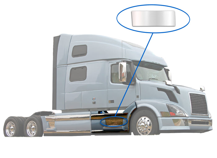 Front Panel Stripe Chrome Trim for Passenger Side (8R) 2004-2017 Volvo VNL