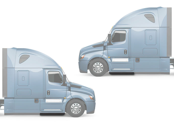 Front Skirt Fairing Panel Stripe Long Set 2018+ Freightliner Cascadia 116 126