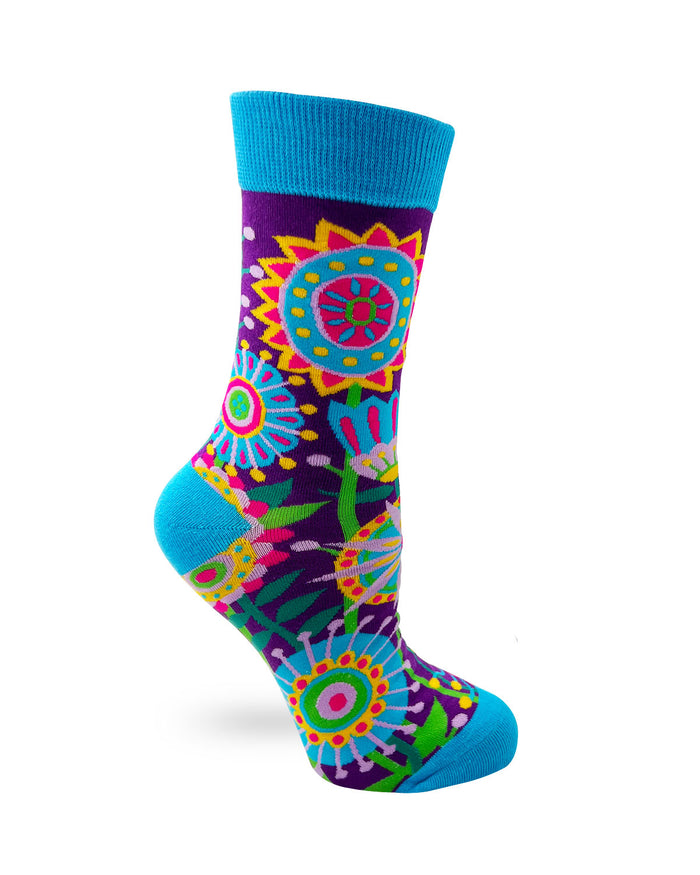 Floral Women's Crew Socks