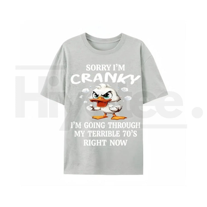 Funny 70s Duck Graphic Tee – Cute Retro Aesthetic 100% Cotton Unisex Shirt