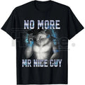 Funny Alpha Wolf Meme T-Shirt – 100% Cotton Sarcastic Humor Unisex Graphic Tee