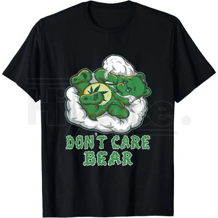 Funny Bear Smoking Weed 100% Cotton T-Shirt – 4:20 Stoner Gift for Men & Women