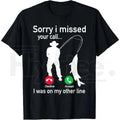 Funny Fishing Phone Call With Fishing Line – Fisherman Graphic