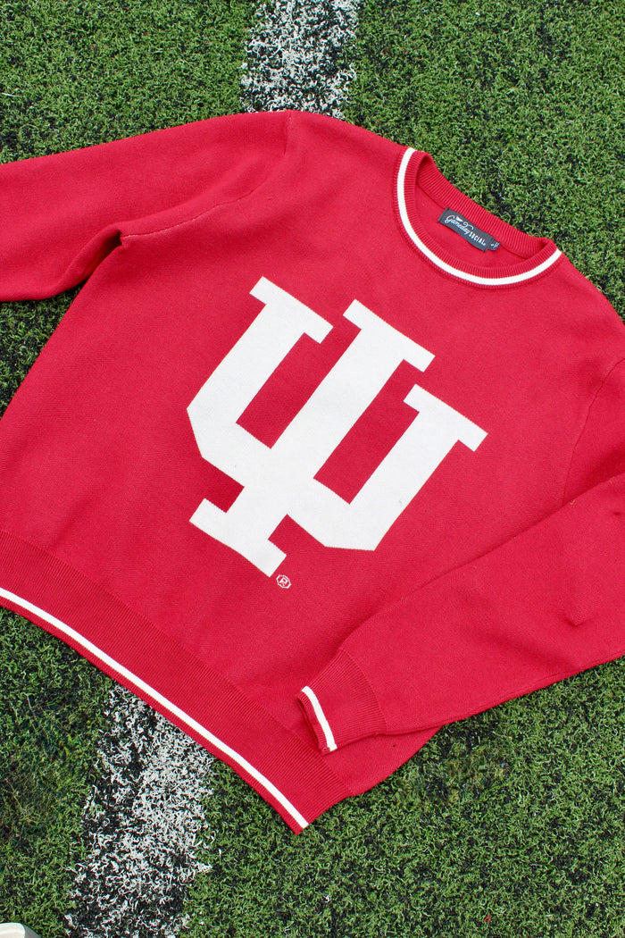 Gameday Social Wicks Woven Sweater - IU