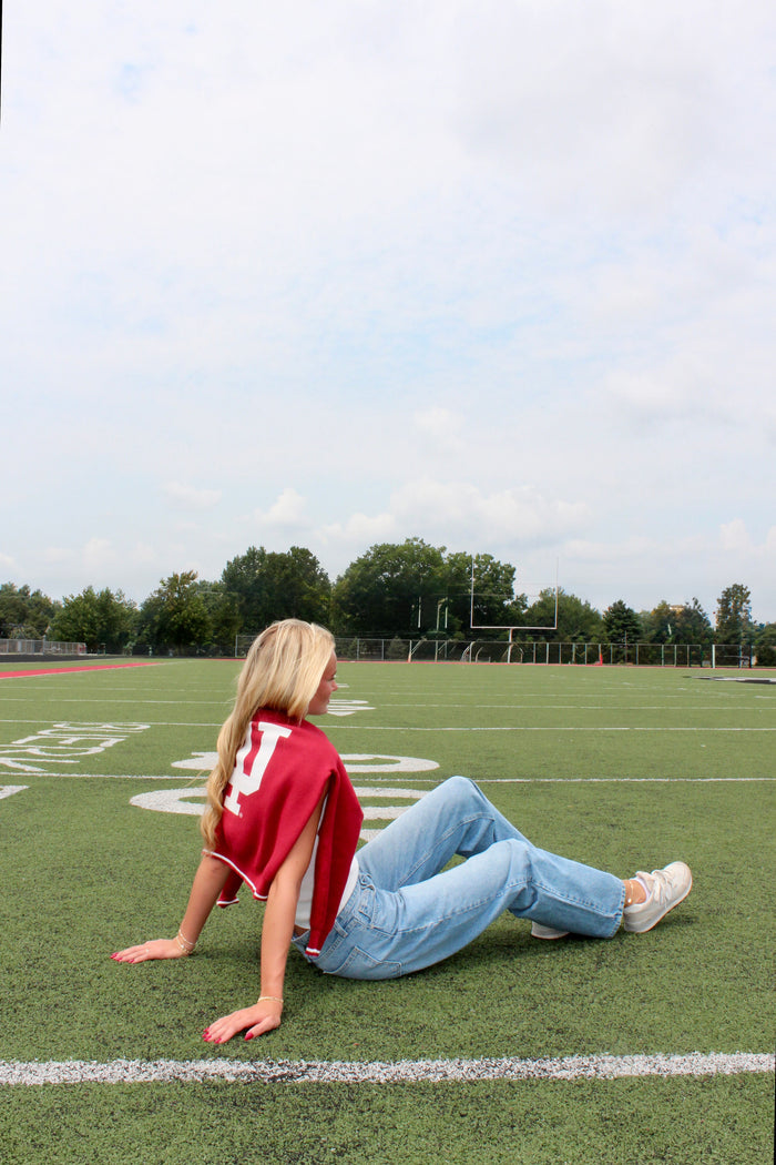 Gameday Social Wicks Woven Sweater - IU