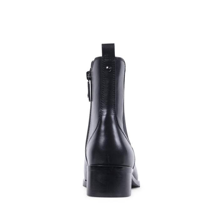 GAYLINE BLACK LEATHER WATERPROOF BOOT