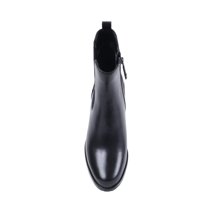 GAYLINE BLACK LEATHER WATERPROOF BOOT