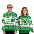 Geeksoutfit Geeky Ugly Christmas Sweater – Round Neck Long Sleeve Knitwear