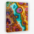 Gemstone Tapestry - Vibrant Canvas Wall Art