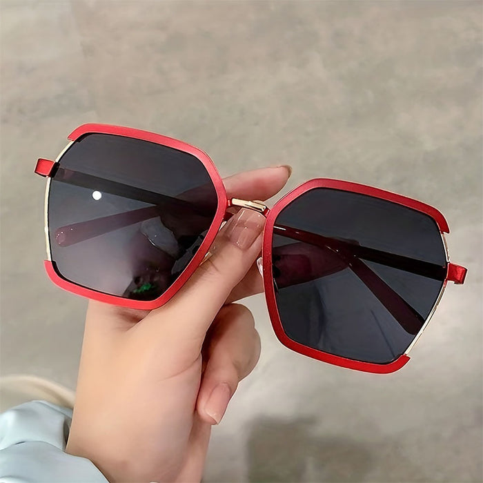 Red Frame Grey Lens