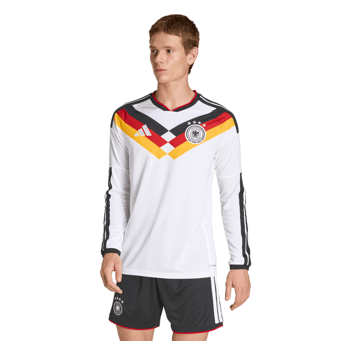 adidas Germany 26 Home Long Sleeve Jersey | White | Men's