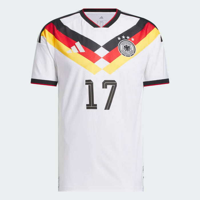adidas Germany 26 Wirtz Authentic Home Jersey | White | Men's
