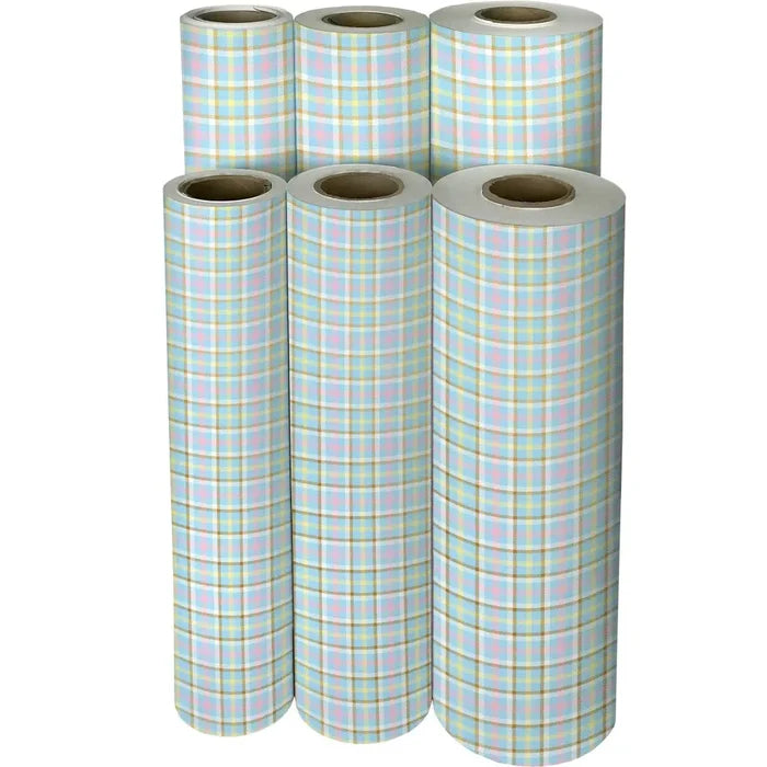 Gift Wrap - Baby Plaid - Recycled Fiber - B202.30.208JR