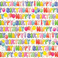 Gift Wrap - Balloon Letters - Recycled Fiber - Jewelry Roll