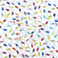 Gift Wrap - Christmas Lights White (Recycled Fiber) - QR 24