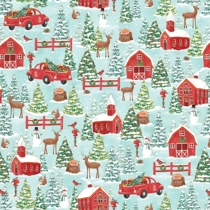 Gift Wrap - Country Christmas - Recycled Fiber - Jewelry