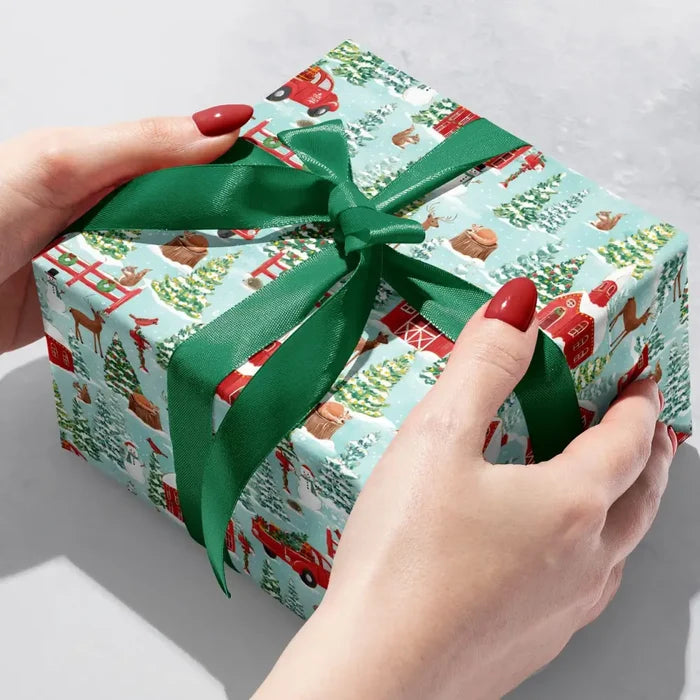 Gift Wrap - Country Christmas - Recycled Fiber