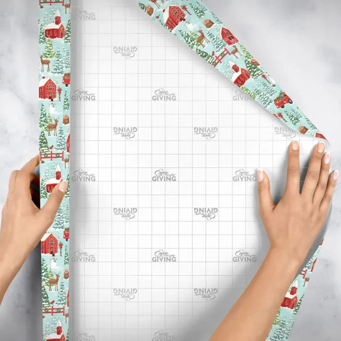 Gift Wrap - Country Christmas - Recycled Fiber