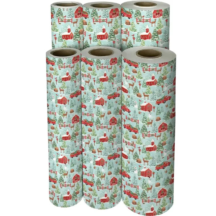 Gift Wrap - Country Christmas - Recycled Fiber