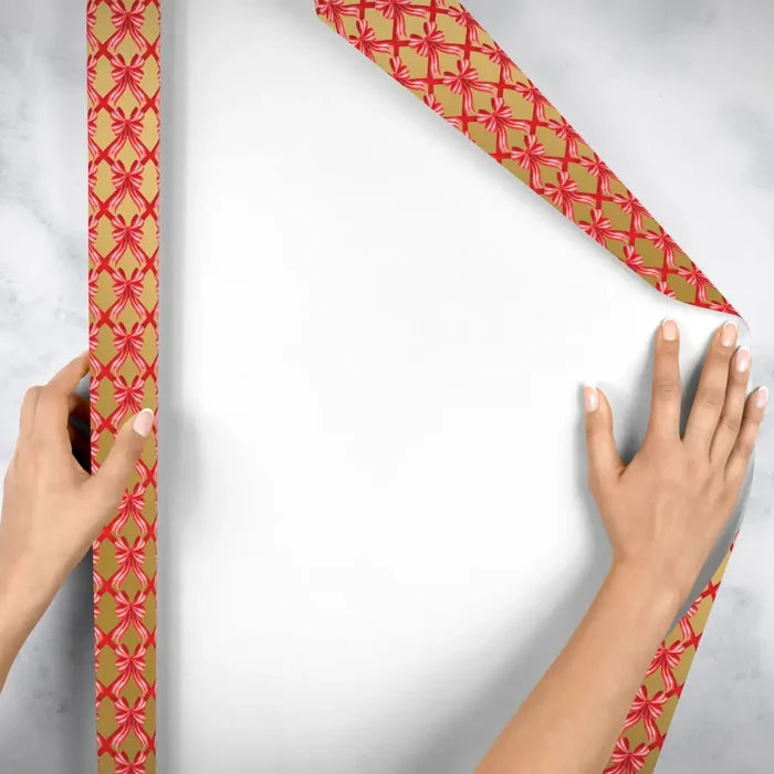 Gift Wrap - Glamorous Bows - 100% Recycled