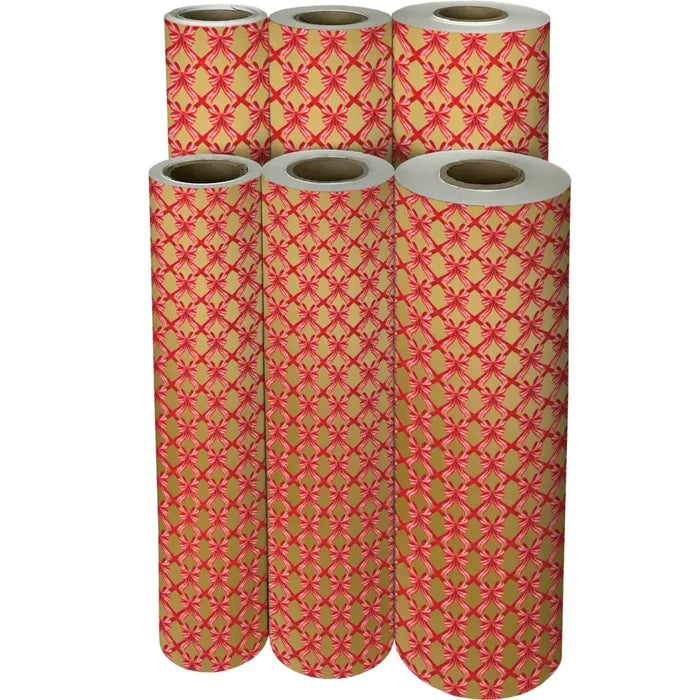 Gift Wrap - Glamorous Bows - 100% Recycled