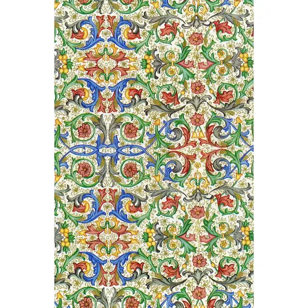 Gift Wrap - GW-9078 Vibrant Fillagree - 24 X 417’ -