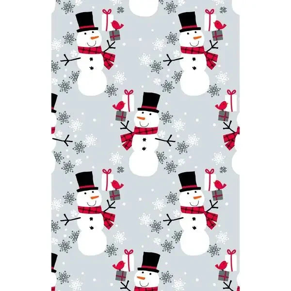 Gift Wrap - Frosty Flakes - 24 X 417’ - GW9291 24X417