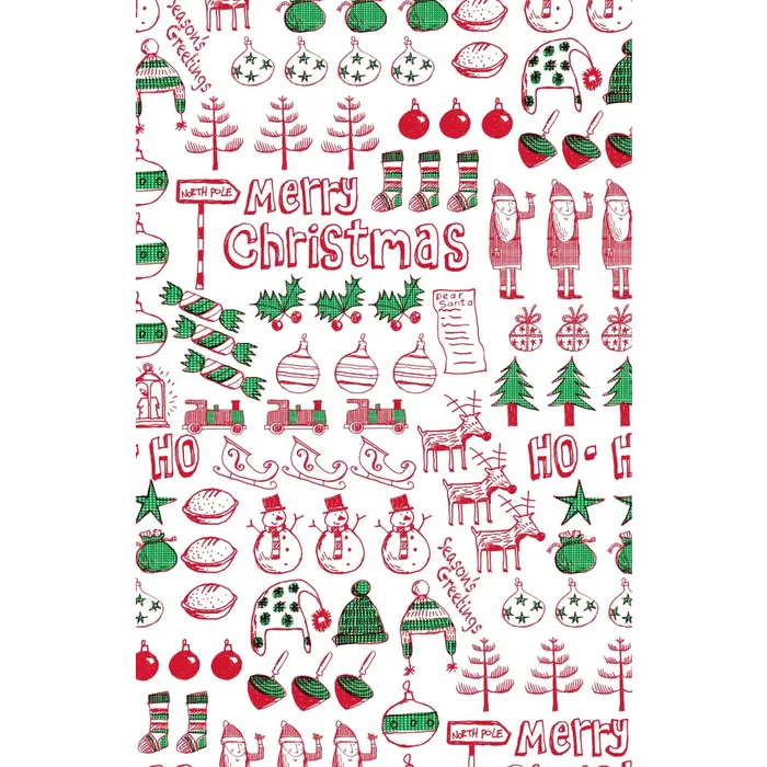Gift Wrap - GW-9413 Christmas Jumble - 24 X 417’ -