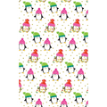 Gift Wrap - GW-9489 - Penguins - Jewelry Roll 7-1/2’’ x