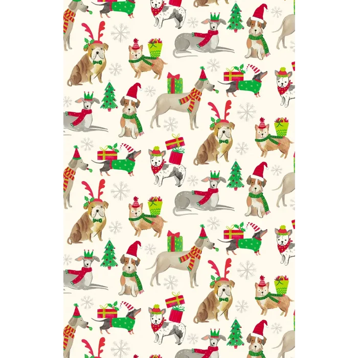 Gift Wrap - GW-9490 - Holiday Dogs - Jewelry Roll