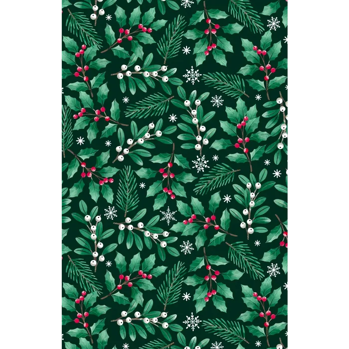 Gift Wrap - GW-9497 - Pinecones And Berries - Jewelry Roll