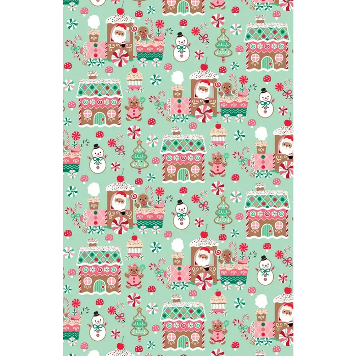 Gift Wrap - GW-9501 - Gingerbread Town - Jewelry Roll