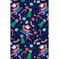 Gift Wrap - GW-9502 - Spacey Santa - Jewelry Roll