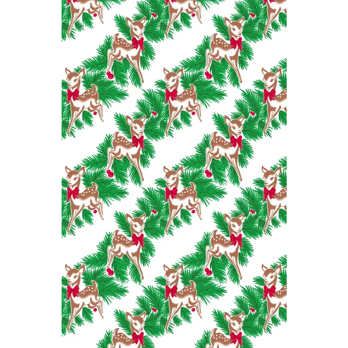 Gift Wrap - GW-9524 - Vintage Reindeer - Jewelry Roll